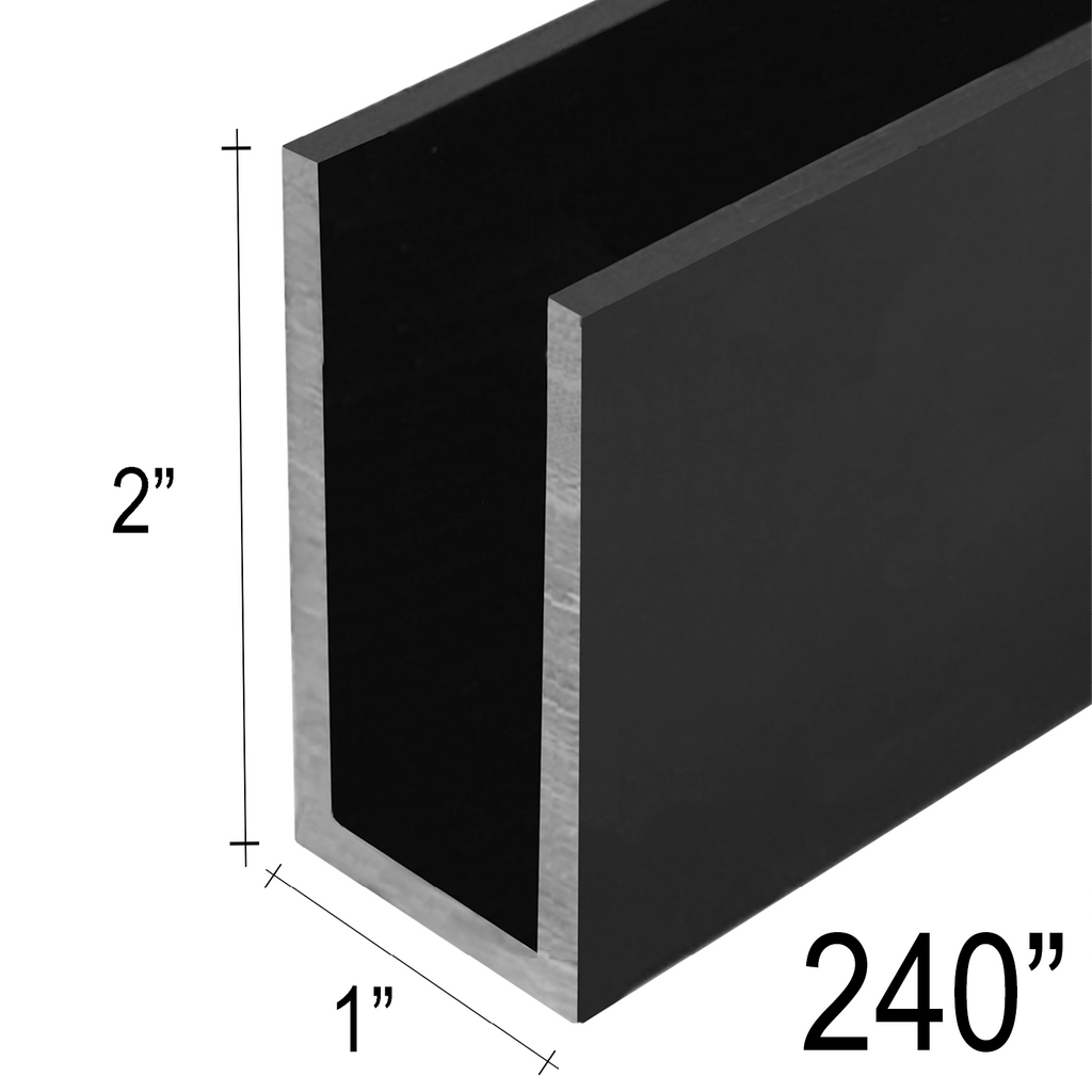 [CU1X2-240] Commercial U-Channel - 1 X 2