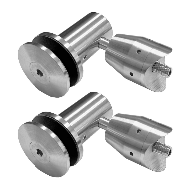 [PROARMADJ] Double Arm Post - Glass Connector - Adjustable