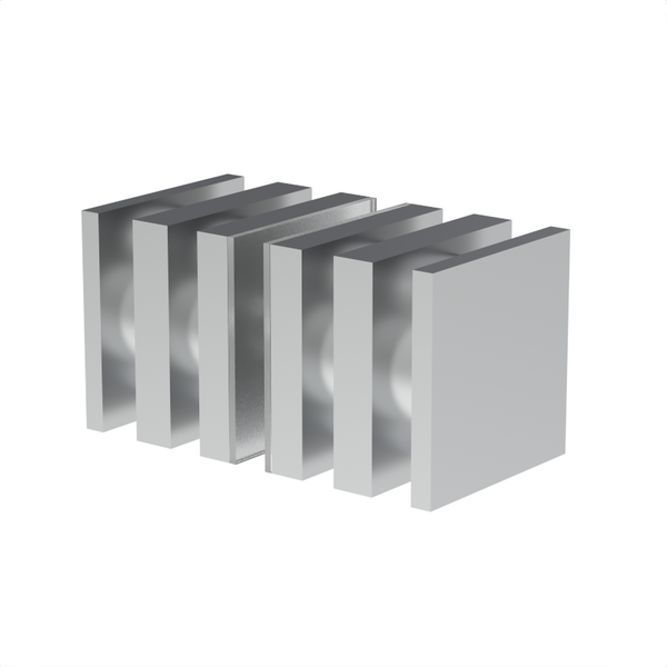 [DK160] Bouton de porte en verre - Style 160 dos à dos