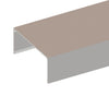 [DLUX4H240] Système d'en-tête - 1-3/4 x 4" - En-tête - Longueur 240" - Anodisé satiné
