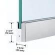 [DRS-275AC-B] Assa Abloy - Rockwood 2-3/4" Door Rails - Bottom