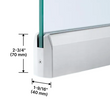 [DRS-275AC-B] Assa Abloy - Rockwood 2-3/4" Door Rails - Bottom