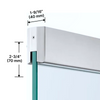 [DRS-275AC-T] Assa Abloy - Rockwood 2-3/4" Door Rails - Top - Square - 12mm
