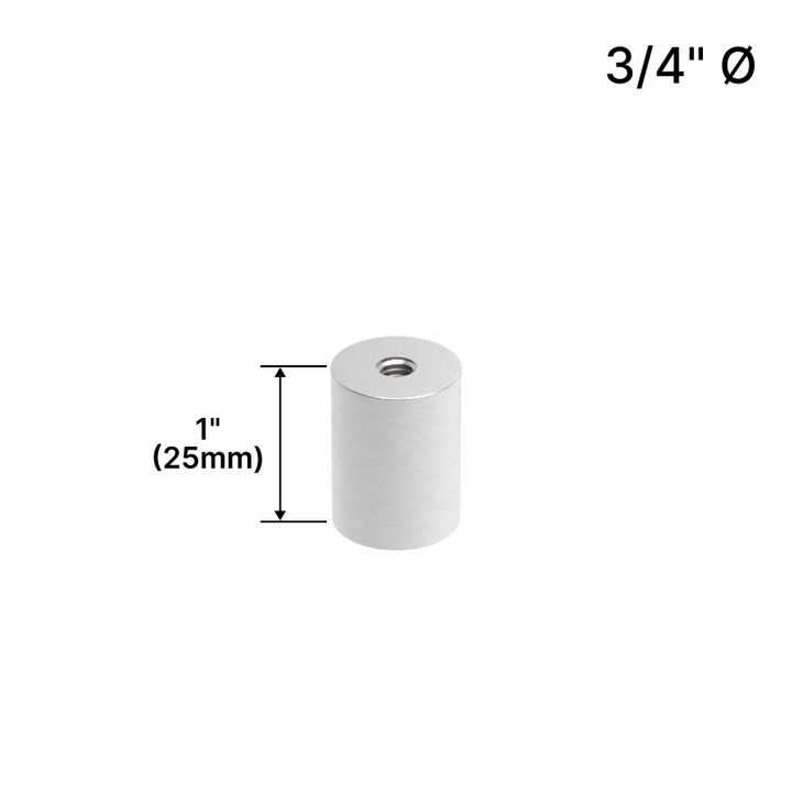 [DSO341] Display Standoff Base - 3/4" Ø X 1" Base Height (BS, MBL, SB)