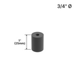 [DSO341] Display Standoff Base - 3/4" Ø X 1" Base Height (BS, MBL, SB)