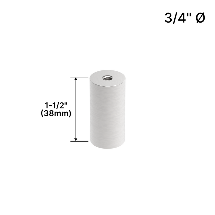 [DSO34112] Display Standoff Base - 3/4" Ø X 1-1/2" Base Height (BS, MBL, SB)