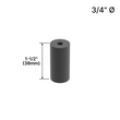 [DSO34112] Display Standoff Base - 3/4" Ø X 1-1/2" Base Height (BS, MBL, SB)