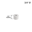 [DSO3412] Display Standoff Base - 3/4" Ø X 1/2" Base Height (BS, MBL, SB)