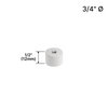 [DSO3412] Base d'écartement pour présentoir - 1,9 cm de diamètre x 1,27 cm de hauteur (BS, MBL, SB) - Acier inoxydable brossé