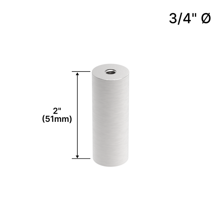 [DSO342] Display Standoff Base - 3/4" Ø X 2" Base Height (BS, MBL, SB)