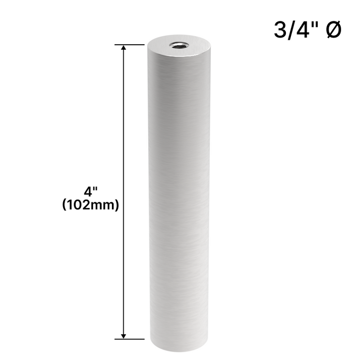 [DSO344] Display Standoff Base - 3/4" Ø X 4" Base Height	(BS, MBL, SB)
