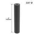 [DSO344] Display Standoff Base - 3/4" Ø X 4" Base Height	(BS, MBL, SB)