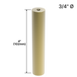 [DSO344] Display Standoff Base - 3/4" Ø X 4" Base Height	(BS, MBL, SB)
