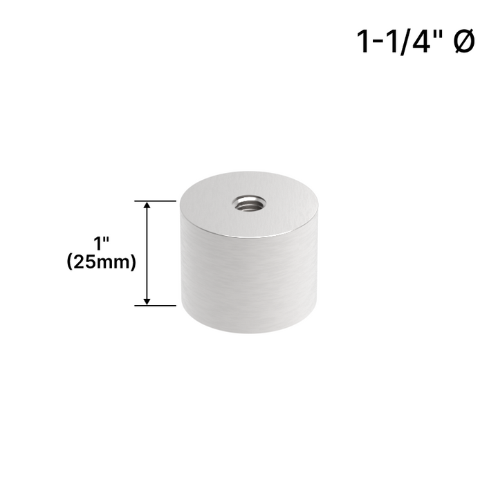 [DSO1141] Display Standoff Base - 1-1/4" Ø X 1" Base Height (BS, MBL, SB)