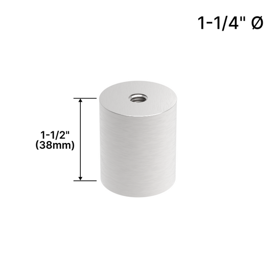 [DSO114112] Display Standoff Base - 1-1/4" Ø X 1-1/2" Base Height (BS, MBL, SB)