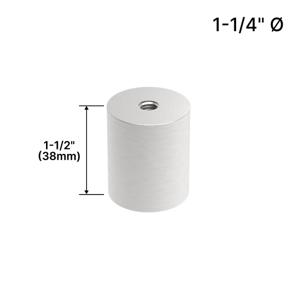 [DSO114112] Display Standoff Base - 1-1/4" Ø X 1-1/2" Base Height (BS, MBL, SB)