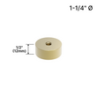 [DSO11412] Display Standoff Base - 1-1/4" Ø X 1/2" Base Height (BS, MBL, SB)