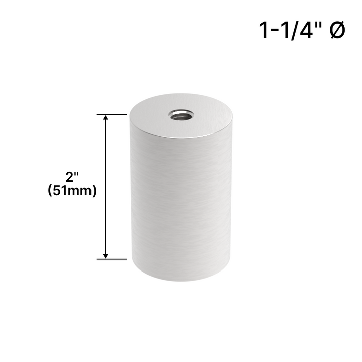 [DSO1142] Display Standoff Base - 1-1/4" Ø X 2" Base Height (BS, MBL, SB)