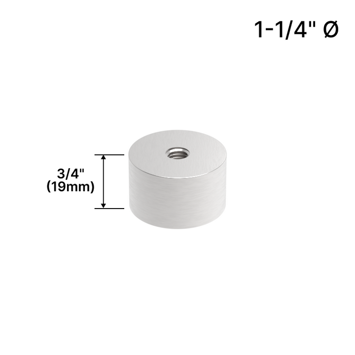 [DSO11434] Display Standoff Base - 1-1/4" Ø X 3/4" Base Height (BS, MBL, SB)