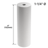 [DSO1144] Base d'écartement pour présentoir - Ø 1-1/4" x hauteur de base 4" (BS, MBL, SB) - Acier inoxydable brossé