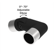 [E42.4ADJL] Handrail - Elbow for 42.4mm Round Handrail - Adj. Left