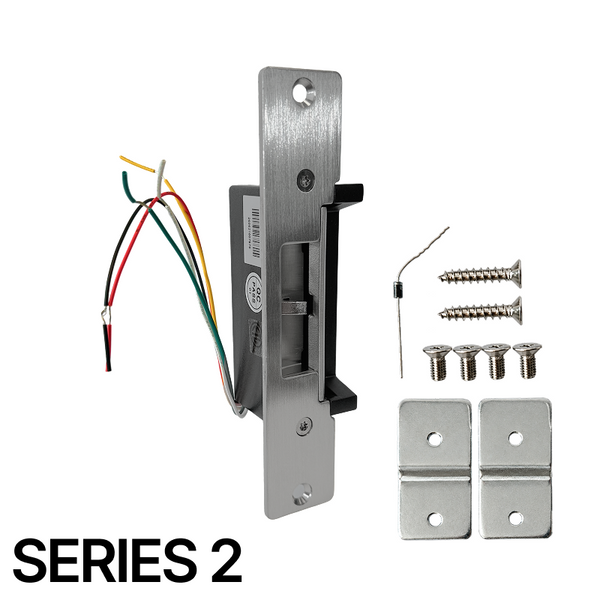 [ELECSTKSO] Commercial Center Lock - Electric Strike Kit with Fail Secure & Signal Output Feature