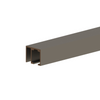 [EZY1HSDP] Kit de porte coulissante commerciale - EZY1 - Traverse - Porte simple + rail de panneau (118") - Acier inoxydable brossé
