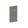 [EZY2END2] Kit de porte coulissante commerciale - EZY2 - Embout pour kit de porte coulissante (118") - Acier inoxydable brossé