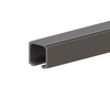 [EZY2HSD] Kit de porte coulissante commerciale - EZY2 - Linteau - Rail coulissant simple (118") - Acier inoxydable brossé