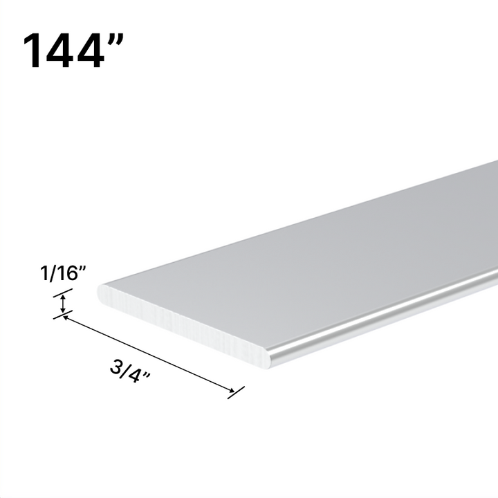 [FB144] Flat Bar for Grid Shower - 3/4" - 144" Length