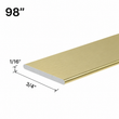 [FB98] Flat Bar for Grid Shower - 3/4" - 98" Length