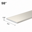 [FB98] Flat Bar for Grid Shower - 3/4" - 98" Length