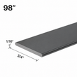[FB98] Flat Bar for Grid Shower - 3/4" - 98" Length