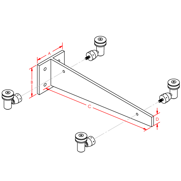 [CUSTOM-GC] Custom Glass Canopy Brackets