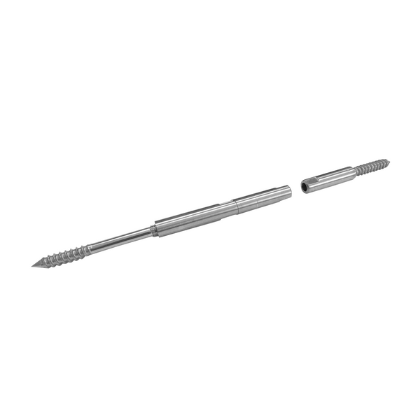 [GCSENDW] Rail de câble - Extrémité de câble - Fixe pour poteau en bois
