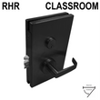 [GDLCC] Center Glass Lock - Classroom Version - Outswing, Right Hand - RHR (BS, MBL, PS)