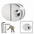 [GDLRD180D] Serrure pour porte vitrée - RD Verre sur verre - Double face à enfiler