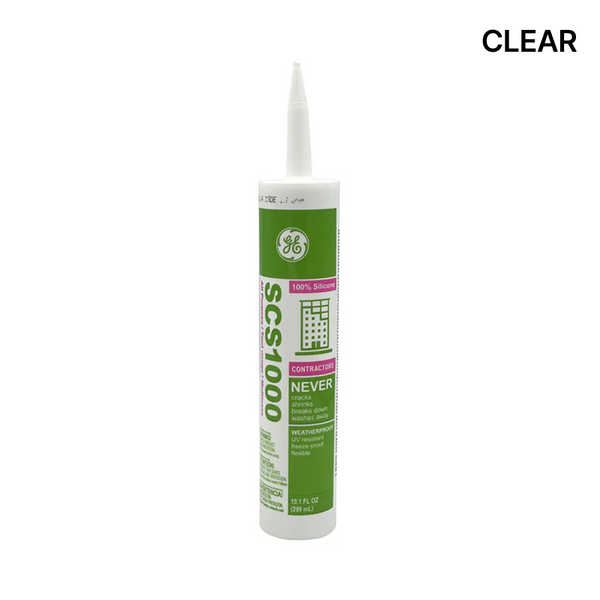 Mastic silicone sanitaire GE SCS 1000 (noir)