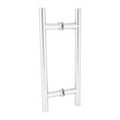 6" x 6" (10" End to End) Shower Handle - Ladder Pull Style (CH, BN, MBL, SB, PN, BBRZ, GM, ORB, W, AB, PB)