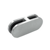 [BDIVE180RD] Accessoires pour clôture de piscine - Support rond - 180° verre à verre - Acier inoxydable brossé
