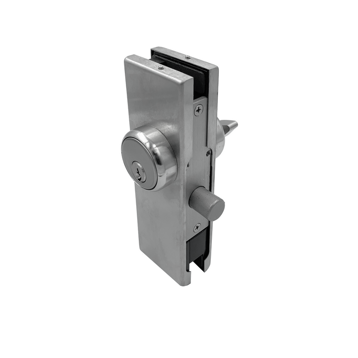 [GDLUS] Glass Door Lock - Patch Lock With American Style Cylinder