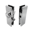 Glass Door Lock (GDLUS Series)  - Patch Lock Set With American Style Cylinder (BS, PS, MB, SA, SB)
