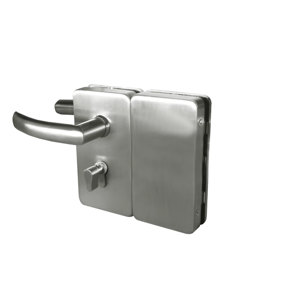 Glass Door Lock (GDLSQ Series) - SQ Glass to Glass - (BS, MBL)