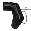 [E42.4] Elbow for 42.4mm Handrail - Adj. Left (BS, MBL)