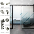 Commercial Sliding Door Kits - LAG Series - Glass Mount (BS, MBL, PS)