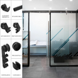 Commercial Sliding Door Kits - LAG Series - Glass Mount (BS, MBL, PS)
