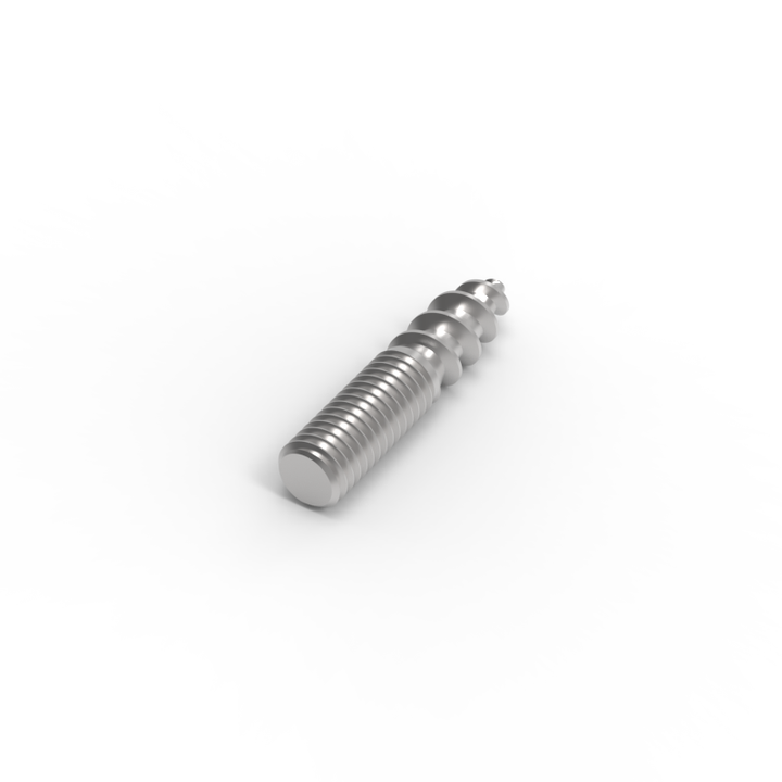 [HB114112] Hanger Bolt - 19mm Machine / 18mm Lag Thread (38mm Long)