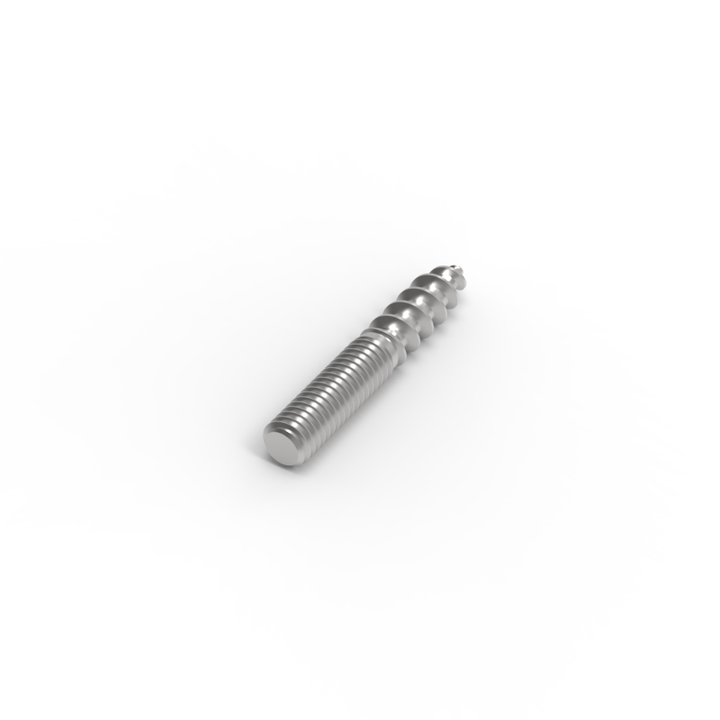[HB34112] Hanger Bolt - 19mm Machine / 18mm Lag Thread (38mm Long)
