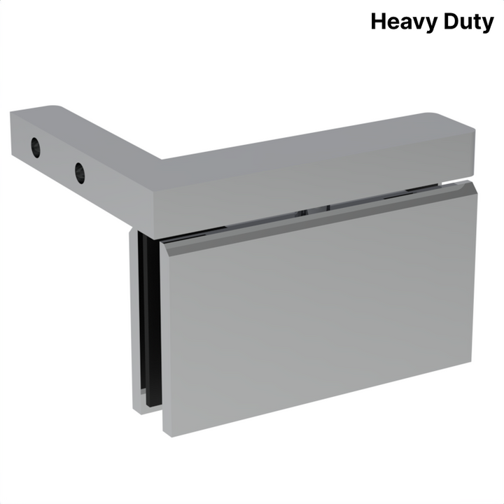 [HDCARA05L] Shower Pivot - Square Heavy Duty - Top or Bottom, Offset (Left)