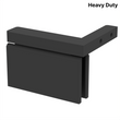 [HDCARA05R] Shower Pivot - Square Heavy Duty - Top or Bottom, Offset (Right)